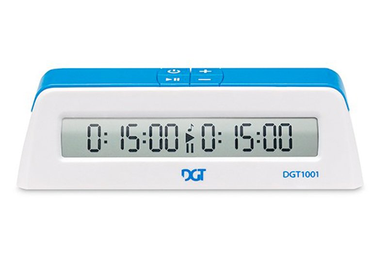 10879-DGT1001-White-front-2 Chess Clock White