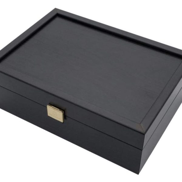 Wooden Chessmen Case Black