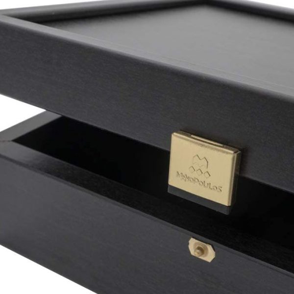 Wooden Chessmen Case Black