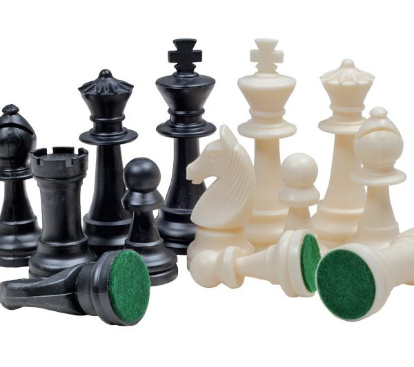 chess pieces plastic