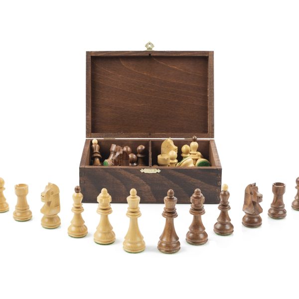 Wooden Box Chess Pieces