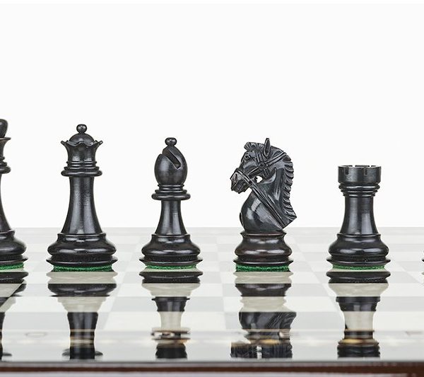 Schachspiel New York Black Combo 48 cm