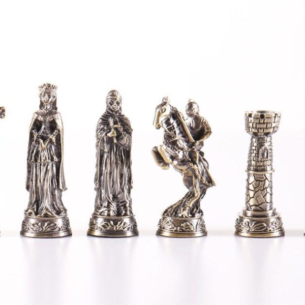 Pewter Medieval Chessmen