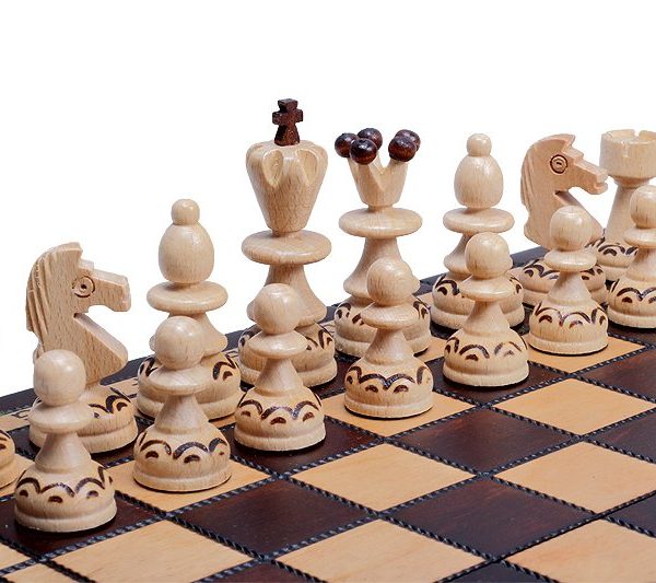 handmade wooden chess set paris